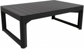 Раскладной стол Лион с регулируемой высотой столешницы (Lyon rattan table) графит (h400/650) в Глазове - glazov.ok-mebel.com | фото 2