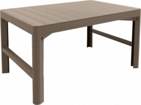 Раскладной стол Лион с регулируемой высотой столешницы (Lyon rattan table) капучино (h400/650) в Глазове - glazov.ok-mebel.com | фото 2