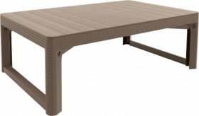 Раскладной стол Лион с регулируемой высотой столешницы (Lyon rattan table) капучино (h400/650) в Глазове - glazov.ok-mebel.com | фото 4