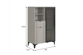 РИЧ Комод 2 со стеклом в Глазове - glazov.ok-mebel.com | фото 2