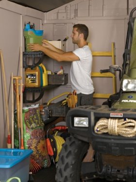 Сарай Фактор 8x6 (Factor 8x6) бежевый/серо-коричневый в Глазове - glazov.ok-mebel.com | фото 6
