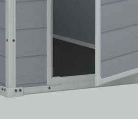 Сарай Манор 6x5DD (Manor 6x5DD) cерый/белый в Глазове - glazov.ok-mebel.com | фото 8