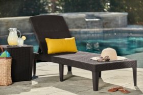 Шезлонг Джайпур (Jaipur Sun lounger) виски-коричневый в Глазове - glazov.ok-mebel.com | фото 3