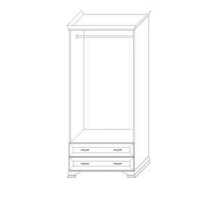 Шкаф 2-х дверный (корпус) Сиена в Глазове - glazov.ok-mebel.com | фото 5