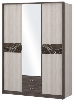 Шкаф 3-х дверный с зеркалом Шк68.2 МС Николь в Глазове - glazov.ok-mebel.com | фото