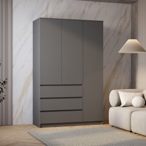 Шкаф 3-х створчатый Симпл ШК-08 (графит) в Глазове - glazov.ok-mebel.com | фото 3