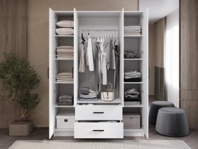 Шкаф 4-х створчатый Титан (белый) в Глазове - glazov.ok-mebel.com | фото 2