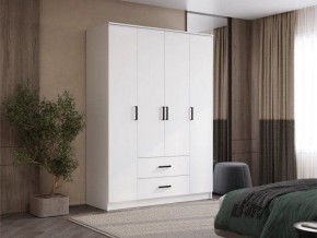 Шкаф 4-х створчатый Титан (белый) в Глазове - glazov.ok-mebel.com | фото 5