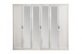 Шкаф 6-ти ств (2+2+2) с зеркалами Мишель (комплект) в Глазове - glazov.ok-mebel.com | фото 2
