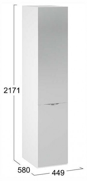 Шкаф для белья Глосс СМ-319.07.002 в Глазове - glazov.ok-mebel.com | фото 4