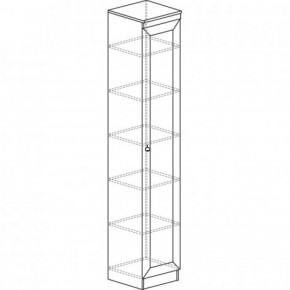 Шкаф для посуды №602 "Инна" Денвер светлый в Глазове - glazov.ok-mebel.com | фото 2