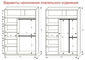 Шкаф-купе 1600 серии SOFT D6+D4+B2+PL2 (2 ящика+1штанга+1 полка) профиль «Капучино» в Глазове - glazov.ok-mebel.com | фото 9