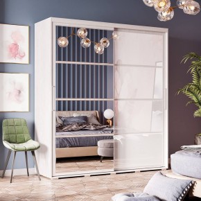 Шкаф-купе Крафт-6 1.6 м ШКК-06 (ясень белый) в Глазове - glazov.ok-mebel.com | фото