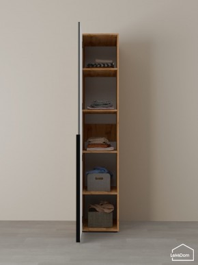 Шкаф Linnea MHR-1-2 2050х400х510 (ДВ-М 11.1.25) в Глазове - glazov.ok-mebel.com | фото 4