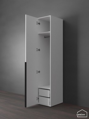 Шкаф Linnea MHR-1-3 2050х400х510 (Белый-М 11.1.2) в Глазове - glazov.ok-mebel.com | фото 5