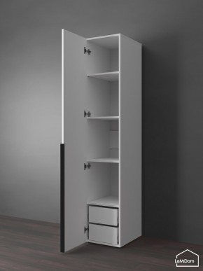 Шкаф Linnea MHR-1-3 2050х400х510 (Белый-М 11.1.2) в Глазове - glazov.ok-mebel.com | фото 5