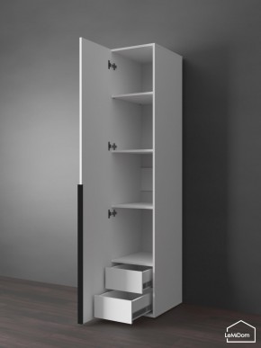 Шкаф Linnea MHR-1-3 2050х400х510 (Белый-М 11.1.2) в Глазове - glazov.ok-mebel.com | фото 6
