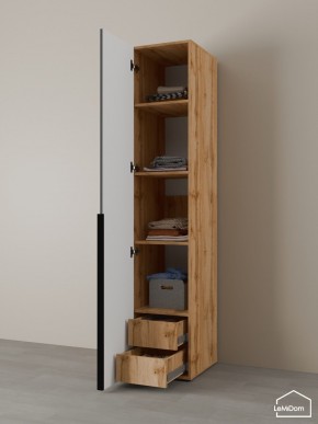 Шкаф Linnea MHR-1-4 2050х400х510 (ДВ-М 11.1.25) в Глазове - glazov.ok-mebel.com | фото 5