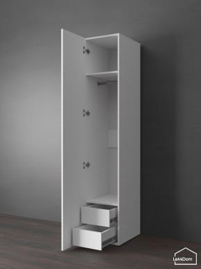 Шкаф Linnea MHR-1PO-3 2050х400х510 (Белый-М 11.1.1) в Глазове - glazov.ok-mebel.com | фото 5