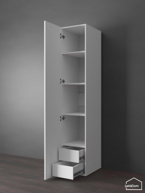 Шкаф Linnea MHR-1PO-4 2050х400х510 (Белый-М 11.1.2) в Глазове - glazov.ok-mebel.com | фото 4