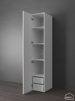 Шкаф Linnea MHR-1PO-4 2050х400х510 (Белый-М 11.1.2) в Глазове - glazov.ok-mebel.com | фото 5