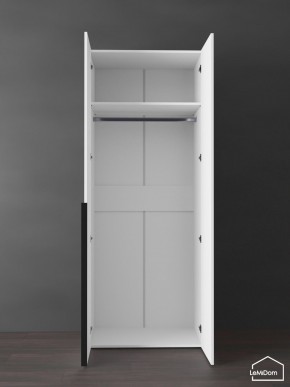 Шкаф Linnea MHR-2 2050х800х510 (Белый-М 11.1.2) в Глазове - glazov.ok-mebel.com | фото 4