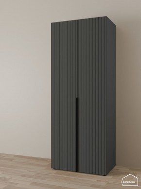 Шкаф Linnea MHR-2 2050х800х510 (Графит-М 11.1.25) в Глазове - glazov.ok-mebel.com | фото