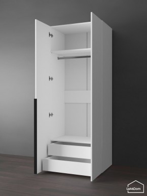 Шкаф Linnea MHR-2-3 2050х800х510 (Белый-М 11.1.2) в Глазове - glazov.ok-mebel.com | фото 5