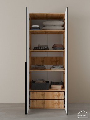 Шкаф Linnea MHR-2-4 2050х800х510 (ДВ-М 11.1.25) в Глазове - glazov.ok-mebel.com | фото 5