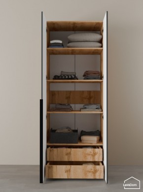 Шкаф Linnea MHR-2-4 2050х800х510 (ДВ-М 11.1.25) в Глазове - glazov.ok-mebel.com | фото 6