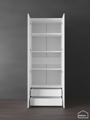Шкаф Linnea MHR-2PO-4 2050х800х510 (Белый-М 11.1.2) в Глазове - glazov.ok-mebel.com | фото 6