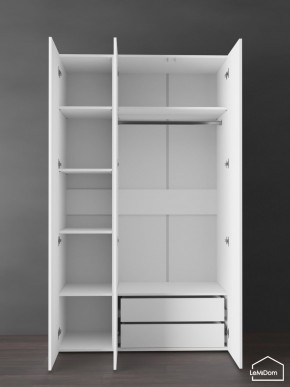 Шкаф Linnea MHR-3PO-2 2050х1200х510 (Белый-М 11.1.1) в Глазове - glazov.ok-mebel.com | фото 6