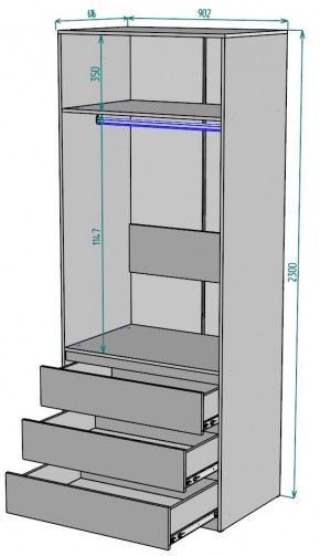 Шкаф Мальта H171 в Глазове - glazov.ok-mebel.com | фото 2