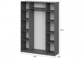 Шкаф платяной Даиго в Глазове - glazov.ok-mebel.com | фото 3