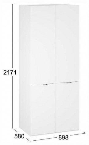 Шкаф платяной Глосс СМ-319.07.003 в Глазове - glazov.ok-mebel.com | фото 4