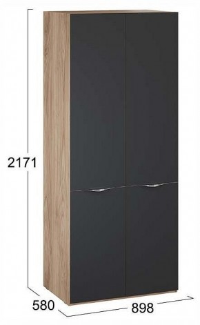 Шкаф платяной Глосс СМ-319.07.003 в Глазове - glazov.ok-mebel.com | фото 4