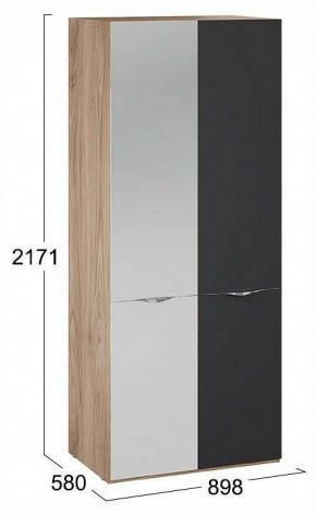 Шкаф платяной Глосс СМ-319.07.005 в Глазове - glazov.ok-mebel.com | фото 4