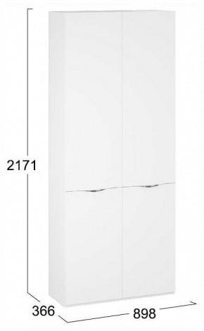 Шкаф платяной Глосс СМ-319.07.013 в Глазове - glazov.ok-mebel.com | фото 4