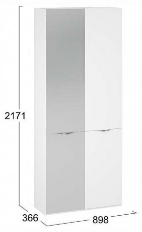 Шкаф платяной Глосс СМ-319.07.015 в Глазове - glazov.ok-mebel.com | фото 4