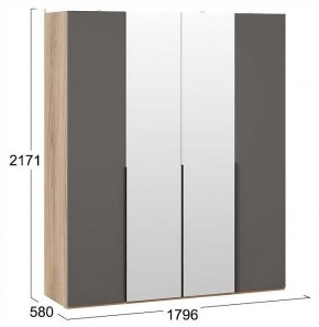 Шкаф платяной Порто СМ-393.07.108 в Глазове - glazov.ok-mebel.com | фото 3