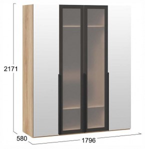 Шкаф платяной Порто СМ-393.07.115 в Глазове - glazov.ok-mebel.com | фото 4