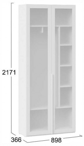 Шкаф платяной Порто СМ-393.07.226 в Глазове - glazov.ok-mebel.com | фото 4