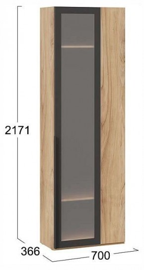 Шкаф платяной Порто СМ-393.07.233 в Глазове - glazov.ok-mebel.com | фото 3