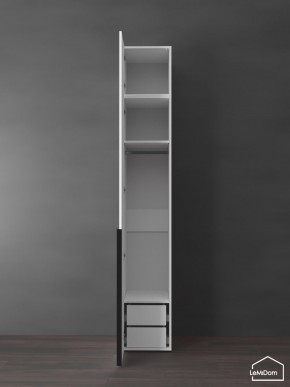 Шкаф с антресолью Linnea MHR-1A-3 2450х400х510 (Белый-М 11.1.2) в Глазове - glazov.ok-mebel.com | фото 5