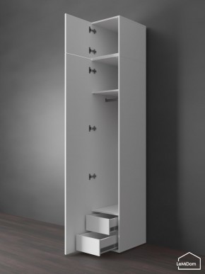 Шкаф с антресолью Linnea MHR-1POA-3 2450х400х510 (Белый-М 11.1.2) в Глазове - glazov.ok-mebel.com | фото 6