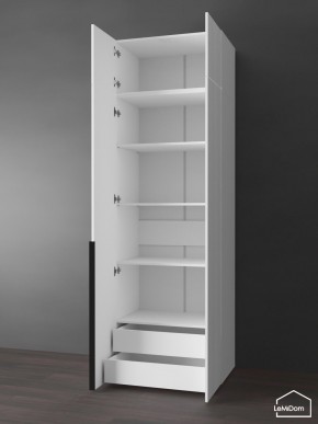Шкаф с антресолью Linnea MHR-2A-4 2450х800х510 (Белый-М 11.1.2) в Глазове - glazov.ok-mebel.com | фото 5