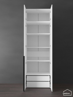Шкаф с антресолью Linnea MHR-2A-4 2450х800х510 (Белый-М 11.1.2) в Глазове - glazov.ok-mebel.com | фото 6
