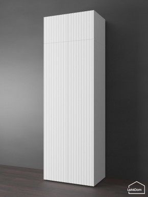 Шкаф с антресолью Linnea MHR-2POA-4 2450х800х510 (Белый-М 11.1.1) в Глазове - glazov.ok-mebel.com | фото