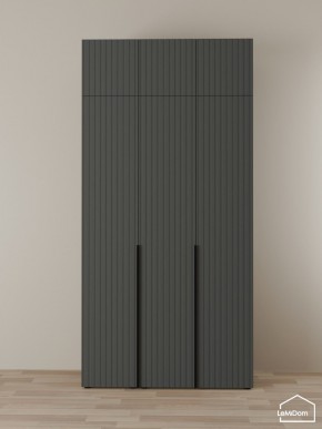 Шкаф с антресолью Linnea MHR-3A-1 2450х1200х510 (Графит-М 11.1.25) в Глазове - glazov.ok-mebel.com | фото