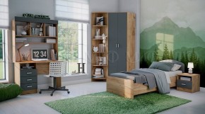 МАРТИНА Шкаф угловой (Графит/Дуб крафт) в Глазове - glazov.ok-mebel.com | фото 3